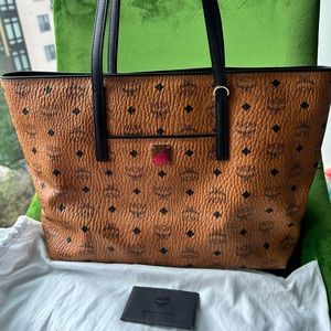 MCM Monogram Tote Bag